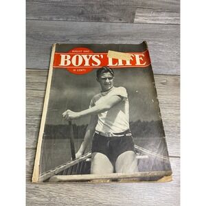 Vintage Boys Life Magazine August 1940 Coca-Cola Back Cover Ad Scouting History